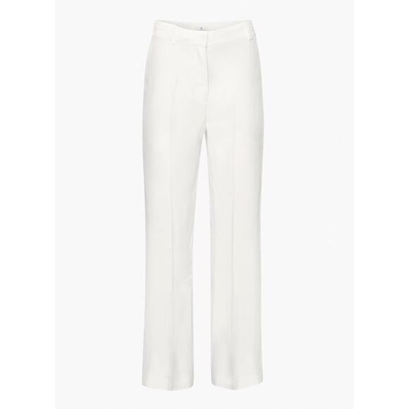 Babaton 'Agency' White Viscose Linen Pant Size 2
